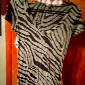 Buckle brand zebra shirt